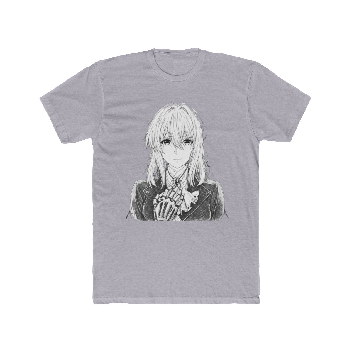 Pencil Crumbs Strokes Violet T Shirt | Violet Evergarden