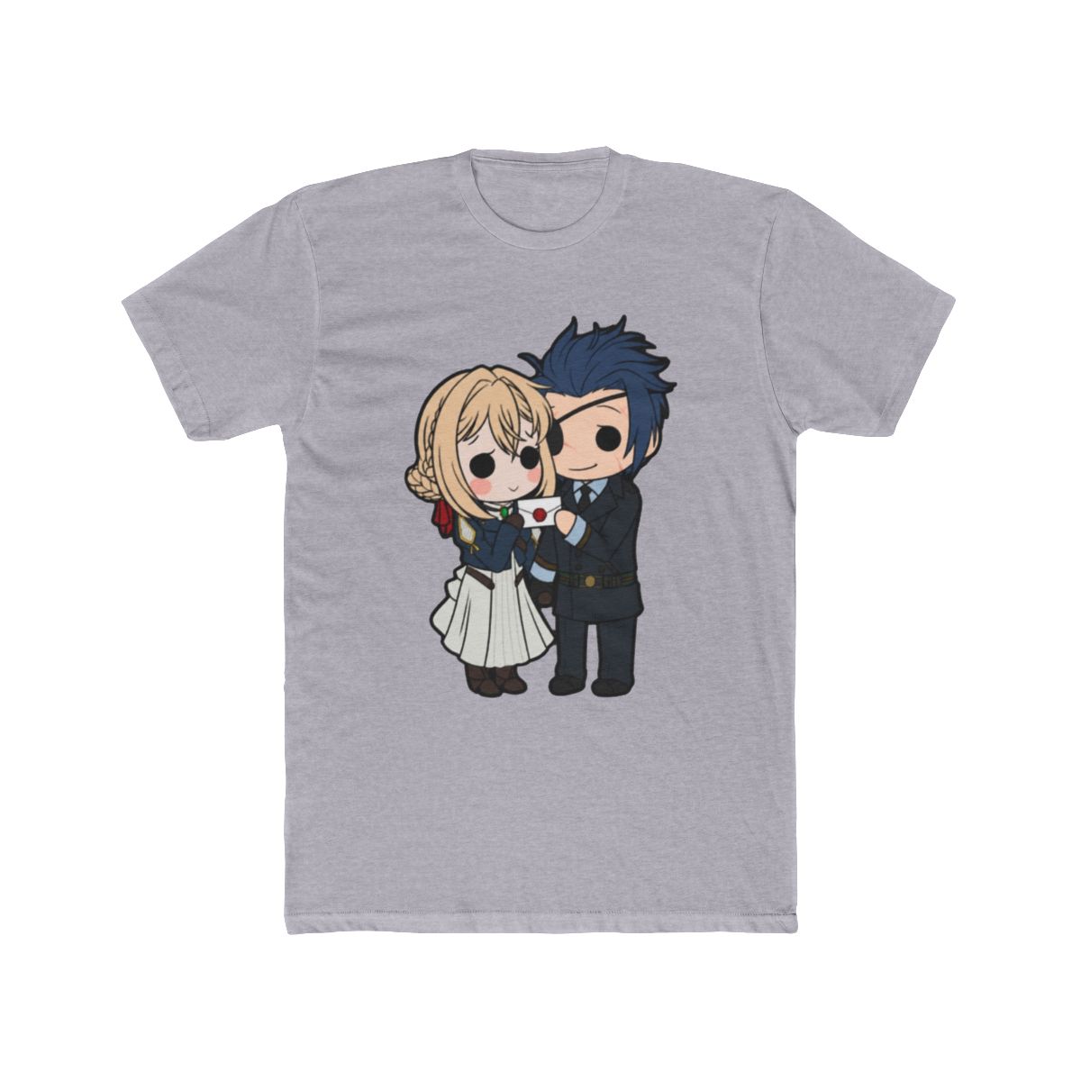 Chibi Violet + Gilbert T Shirt | Violet Evergarden