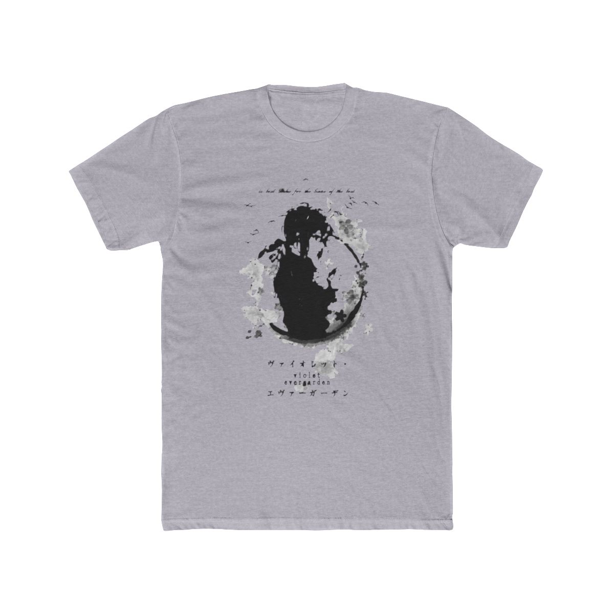 Ink Violet Flying past the past T Shirt | Violet Evergarden