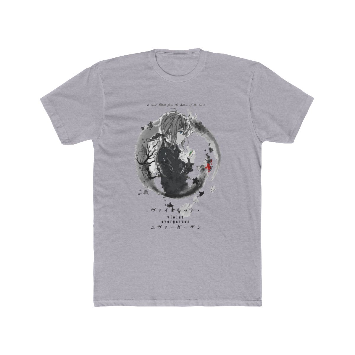 Ink Violet Whirlwind of feelings T Shirt | Violet Evergarden