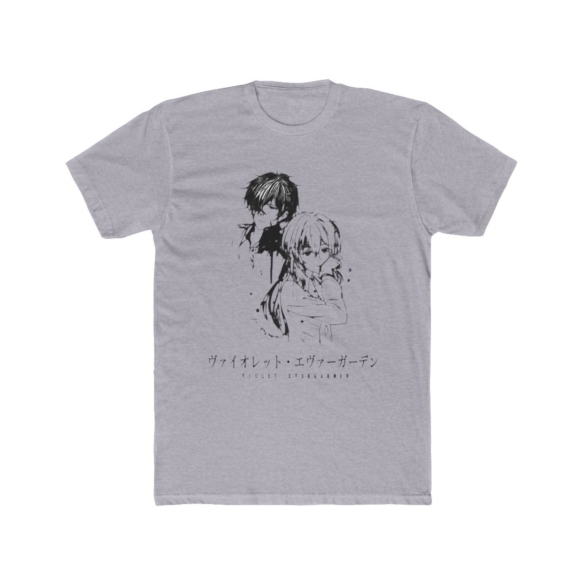 Violet Evergarden - Violet And Gilbert (Mono) T Shirt | Violet Evergarden Store