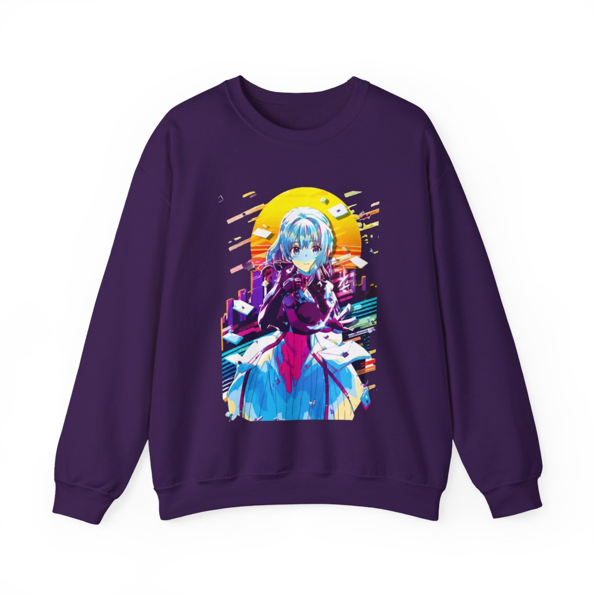 Violet Evergarden Crewneck T-Shirts - alternate angle 4, merchandise