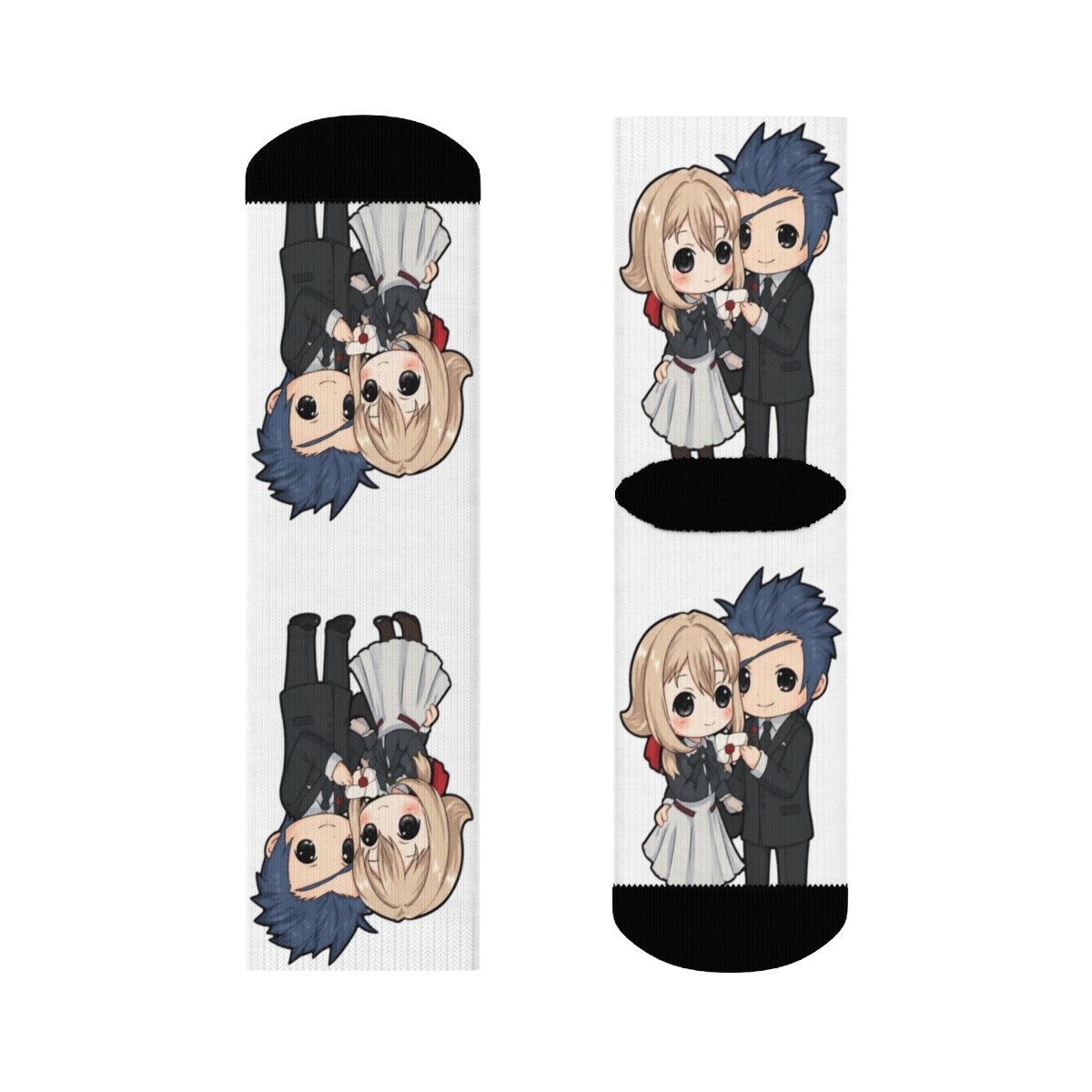 Chibi Violet + Gilbert | Violet Evergarden