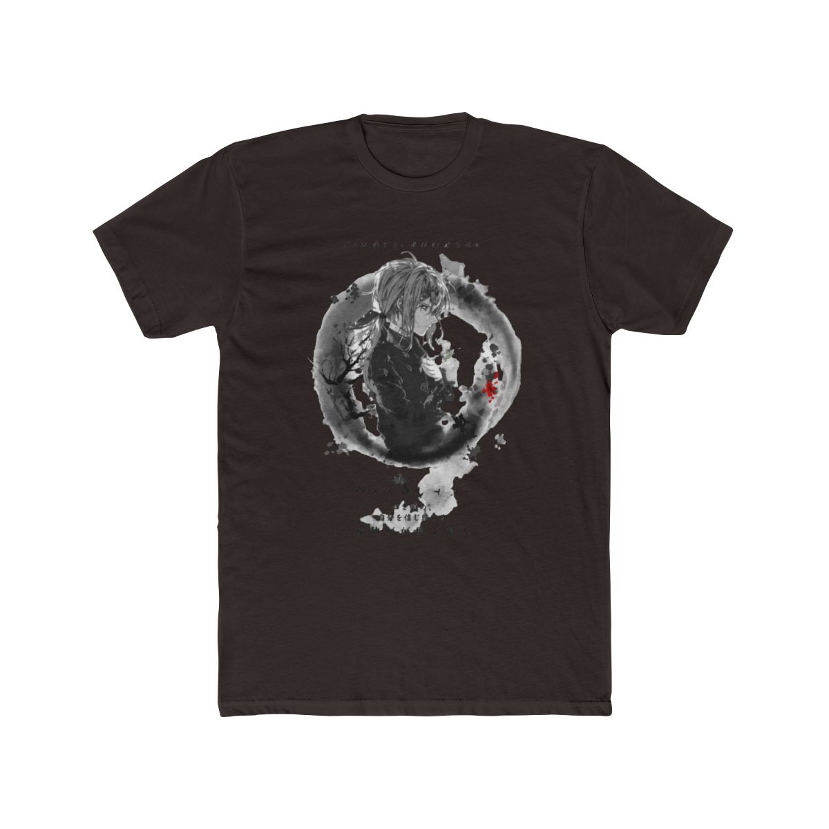 Ink Violet Whirlwind of feelings Kids Long Sleeve T Shirt | Violet Evergarden - alternate angle 2, merchandise