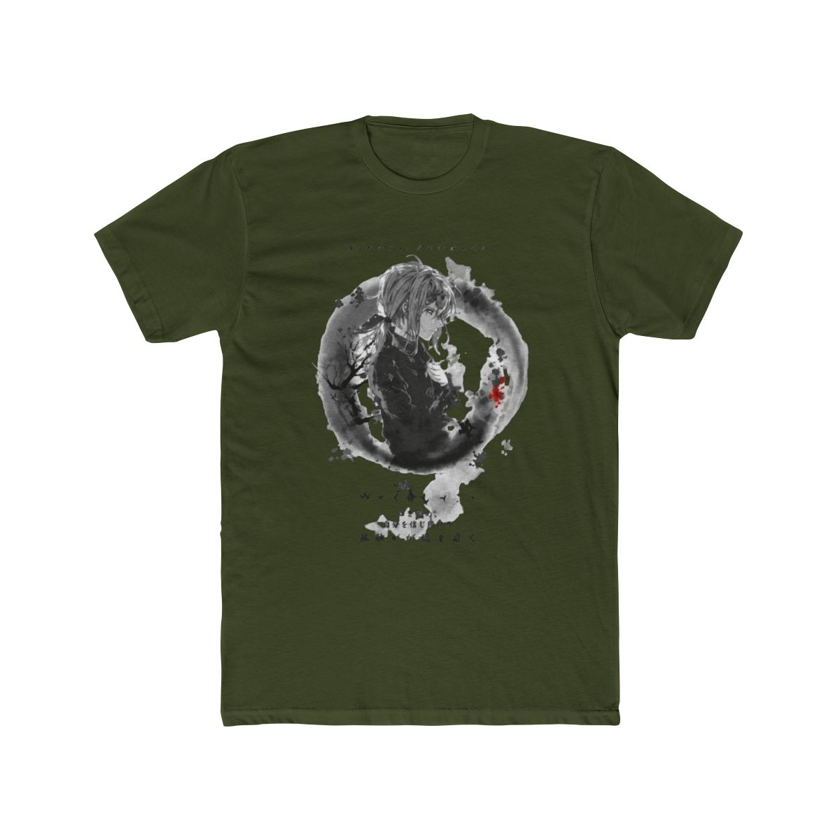 Ink Violet Whirlwind of feelings Kids Long Sleeve T Shirt | Violet Evergarden - alternate angle 5, merchandise