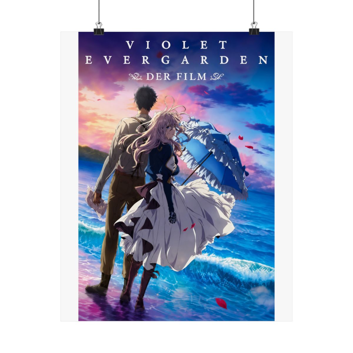 Violet Evergarden Anime Poster Posters Wall Art Picture Print Modern Family Bedroom Decor Posters For Room Aesthetic 12x18inch(30x45cm) - alternate angle 3, merchandise