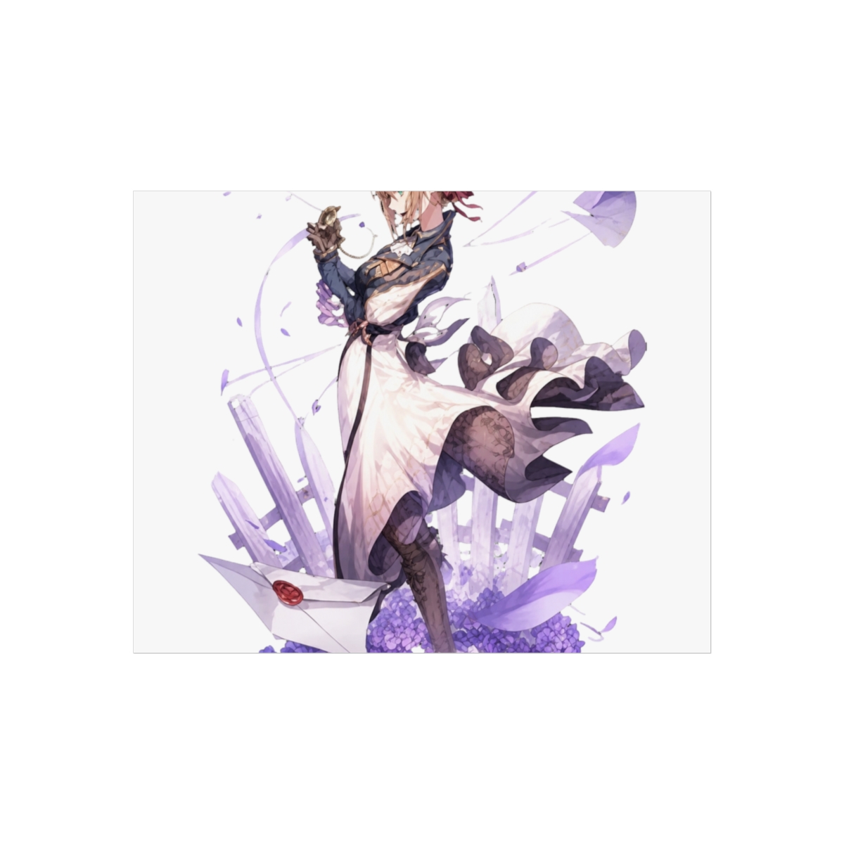 Metal Tin Signs Violet Evergarden Hot Anime for Living Room Art Decorative Home Decor Wall Art Poster Metal Plaques - Official Posters & Wall Art merchandise